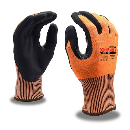 Cordova COMMANDER FOAM, HPPE/Glass/Steel, A7 Cut Gloves, M, PR 3732FM